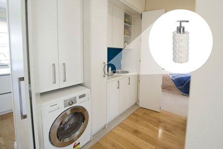 Wenko Structure soap dispenser on House Rules
