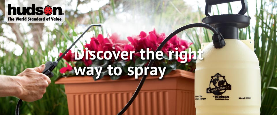 Hudson sprayers - the right way to spray