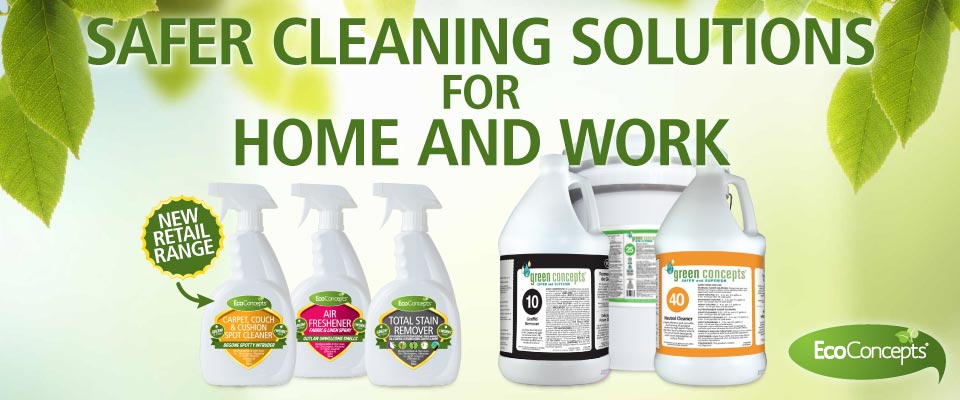 Safer cleaning solutions for work and home: EcoConcepts