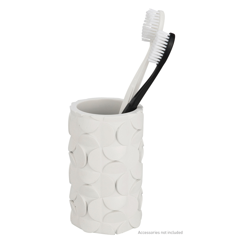 Structure Toothbrush Cup White