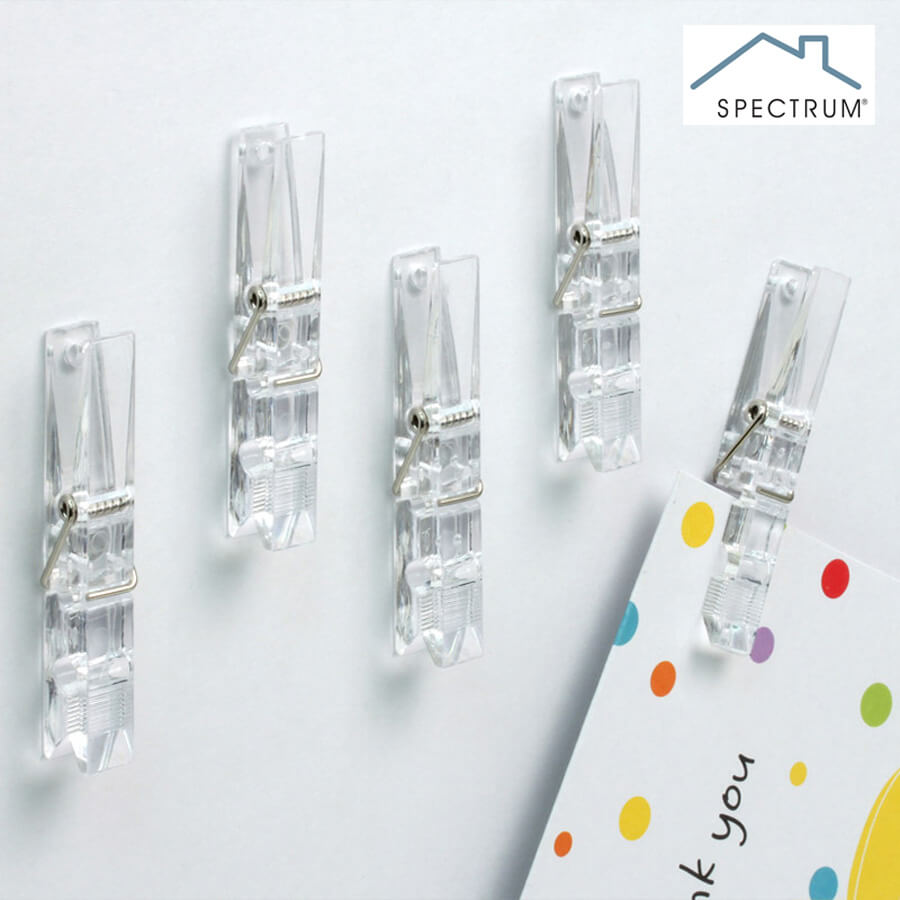 Spectrum Magnetic Clips Pegs 5pk