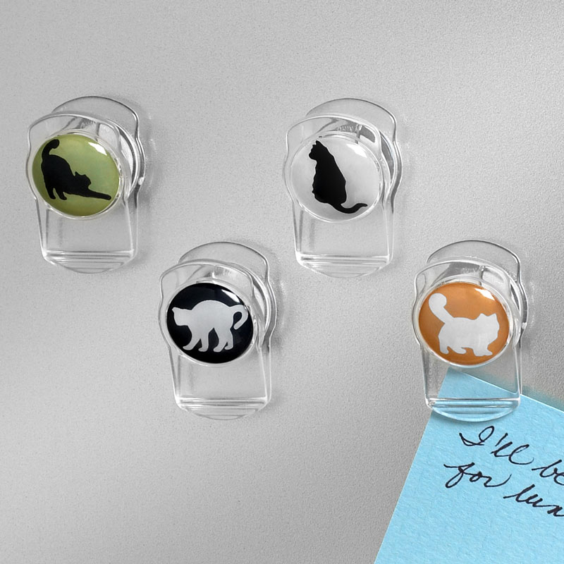 Magnetic Clips Cats 4pk