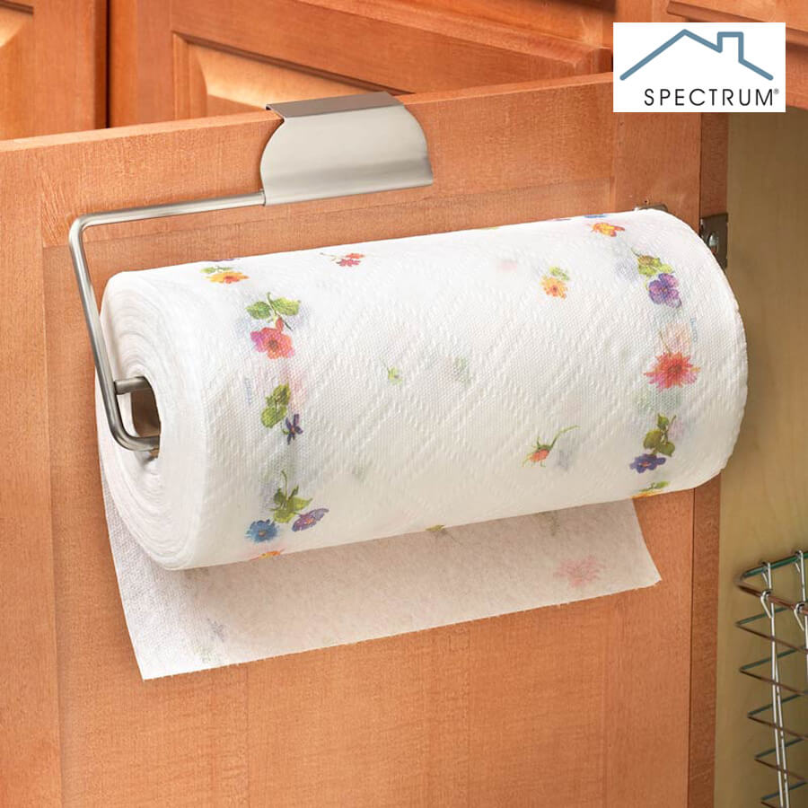 Spectrum Over-Door Paper Towel Holder