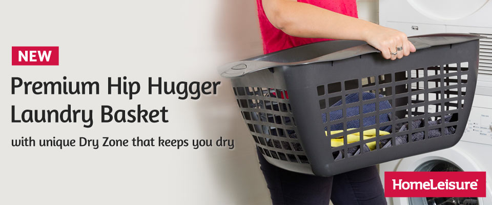 NEW Premium Hip Hugger Laundry Basket by HomeLeisure