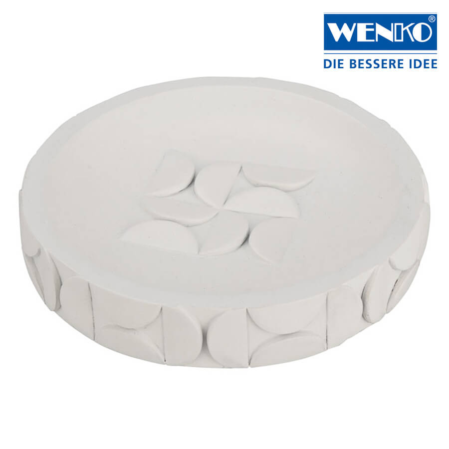 Wenko Structure Soap Dish White