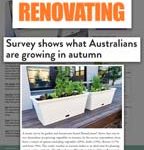 Renovating website story: HomeLeisure survey what Australians are growing in autumn